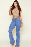 JS5041 JEAN CLASICO NINA BOOTCUT UN BOTON