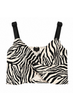 CROPTOP DE ZEBRA AJUSTABLE