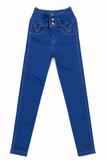 JEAN SKINNY COLOR AZUL ZAFIRO PRETINA ANATÃ JF1568