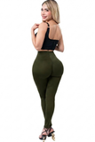 LABELLA | Leggings doble realce con faja colombiana BOOTY UP Skinny doble realce LG7178