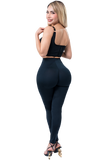 LABELLA | Leggings doble realce con faja colombiana BOOTY UP Skinny doble realce LG7178