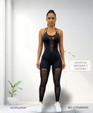 ECW252 ENTERIZO DEPORTIVO NEGRO U