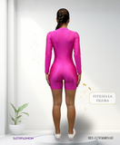 ECW261 ENTERIZO DEPORTIVO ROSA U