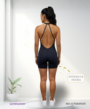 ECW264 ENTERIZO DEPORTIVO NEGRO U