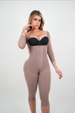 FAJA CAPRI CON MANGAS Y 3 FILAS DE BROCHE MAGIC FP6072