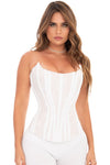CS0327 CORSET NOVIA BLANCO USO EXTERIOR