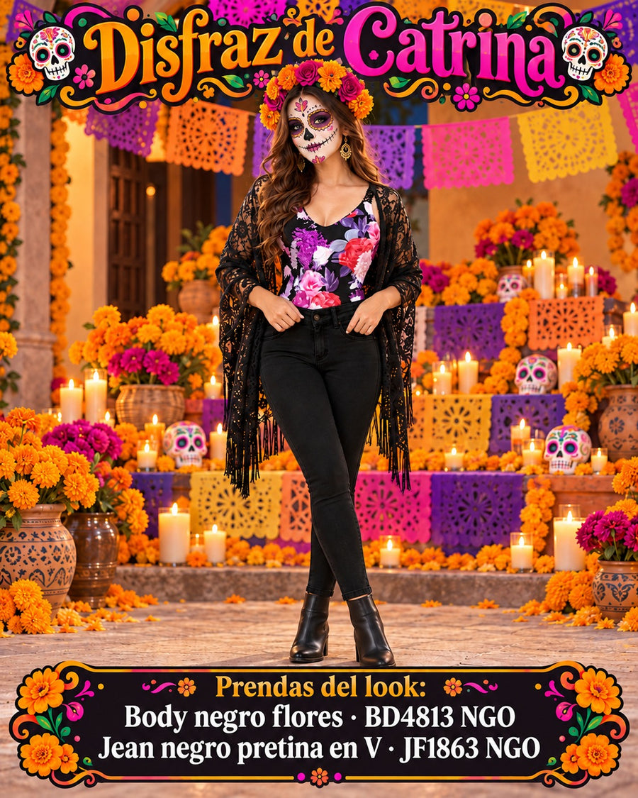 Disfraz de Catrina