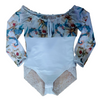 BD4323 BODY CONTROL CON ENCAJE Y ESTAMPADO DE FLORES