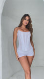 CS0327 CORSET NOVIA BLANCO USO EXTERIOR