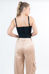 PN3178 PANTALON CARGO CAFE