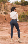 JF1792 JEAN SKINNY TRES BOTONES PUSH UP BOTA TUBO DISENO MEZCLILLA