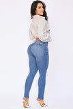 JS4311 JEANS PUSH UP 3 BOTONES A LA CADERA