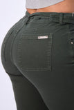 JS4128 JEANS TIPO CARGO VERDE MILITAR