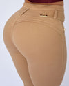 JS4007 JEANS PUSH UP CAMEL
