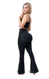 LABELLA | LG2783 LEGGINS BOOTYUP BOTA CAMPANA CON BOTÓN