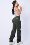 JS4128 JEANS TIPO CARGO VERDE MILITAR