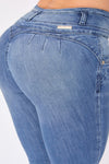 JS4311 JEANS PUSH UP 3 BOTONES A LA CADERA